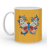 Indigifts Half-N-Half Butterfly Picture Printed Kids Coffee Mug